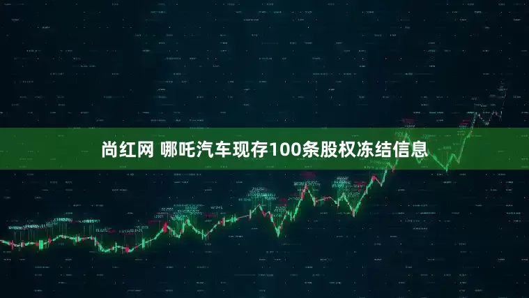 尚红网 哪吒汽车现存100条股权冻结信息